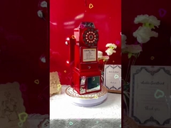 ক্লাসিক বিয়ের ফোন গেস্ট বুক রেট্রো কারুশিল্প জন্মদিন টেলিফোন গেস্ট বুক বিয়ের